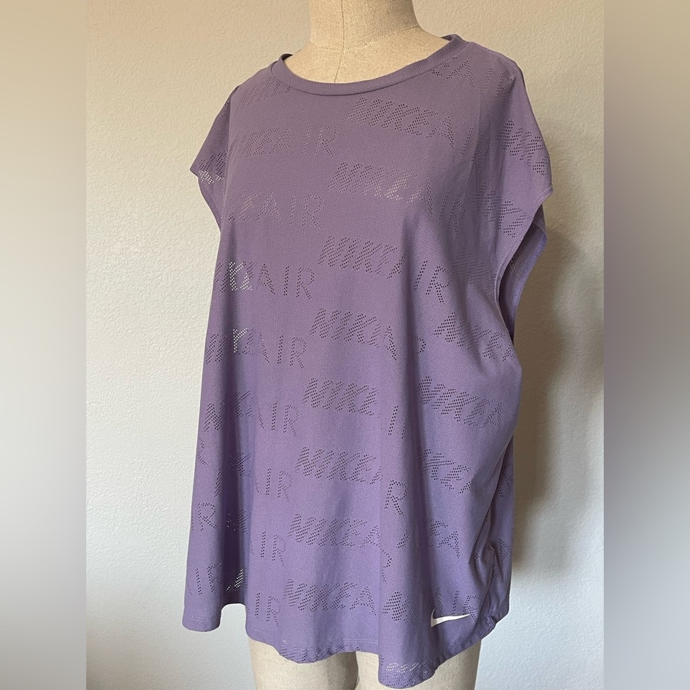 Nike Air Dri-FIT Purple Sleeveless Activewear Tank Top 2X Lightweight & Breezy